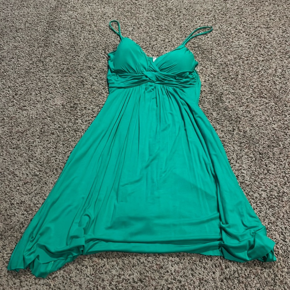 Women’s Strapless Green Dress
